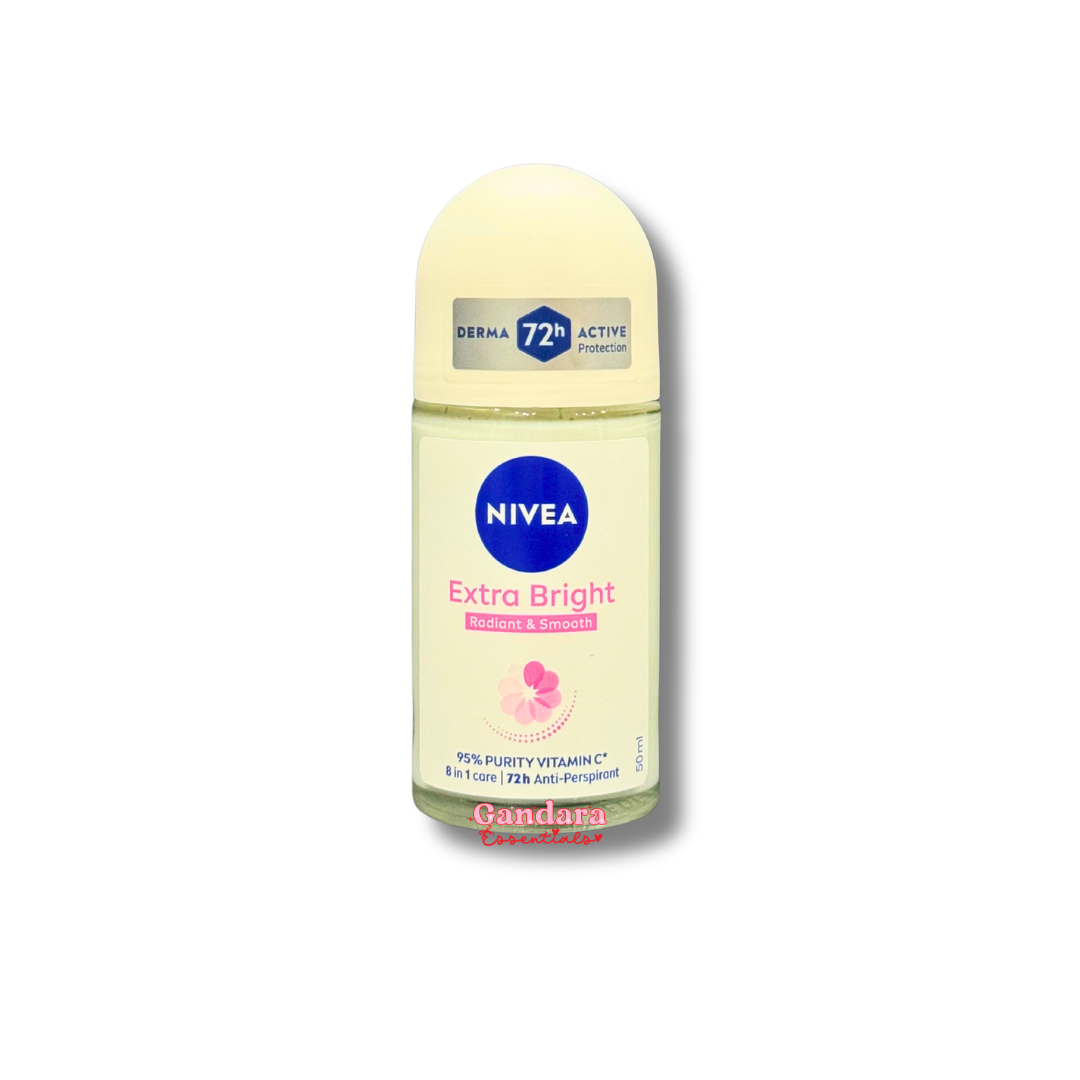 Nivea - Extra Bright 8 Super Food Roll-On Deodorant - 50mL