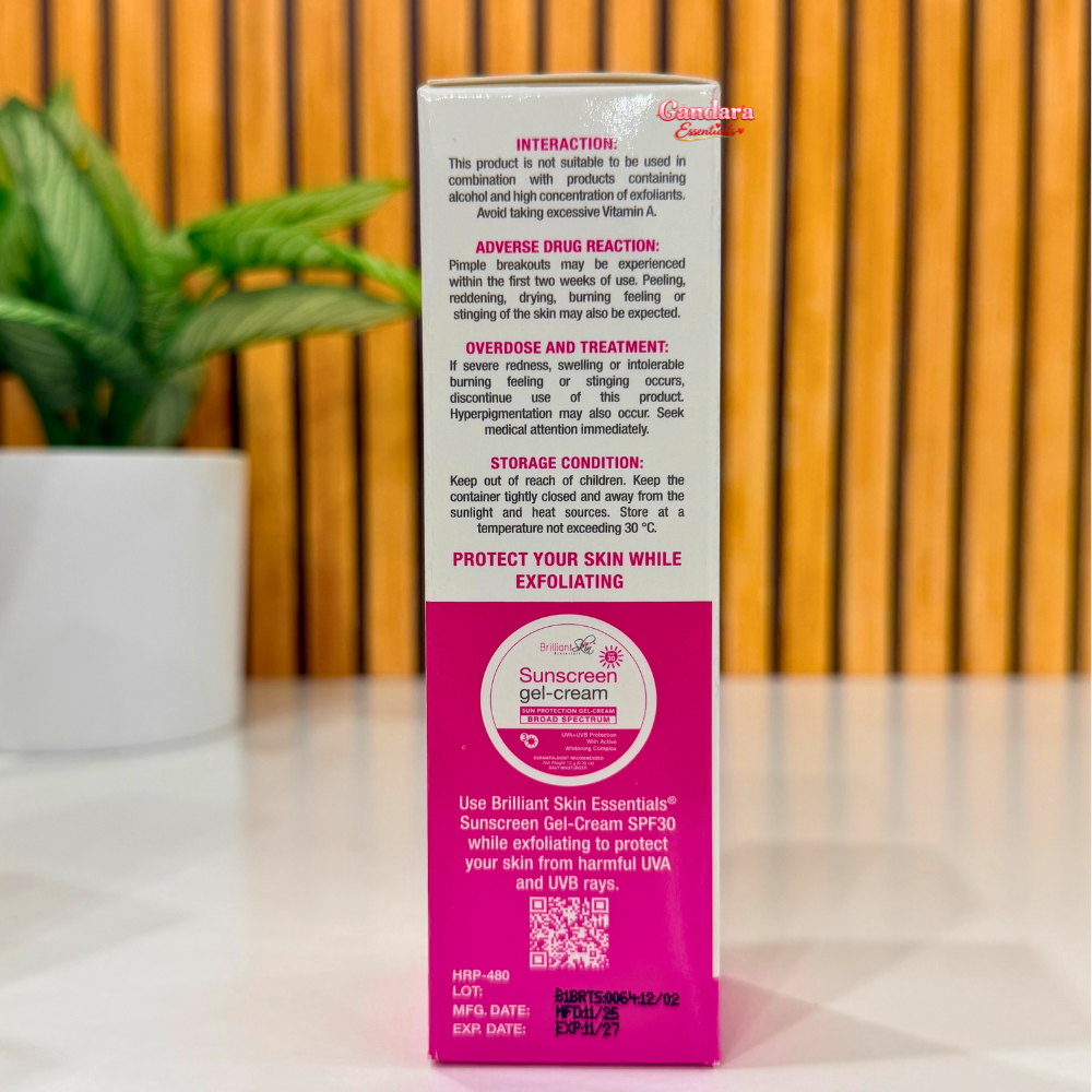 Brilliant Skin Essentials rejuvenating facial toner bottle with ingredient images on a white background.