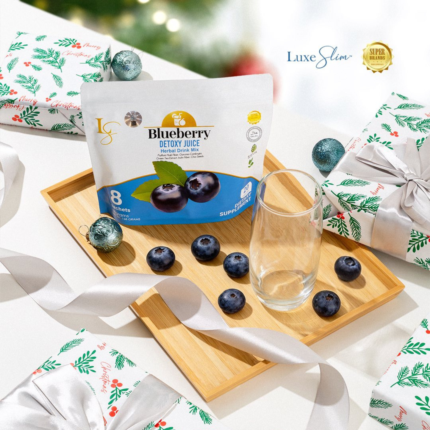 Luxe Slim - Blueberry Detoxy Juice - 18gx8 Sachet