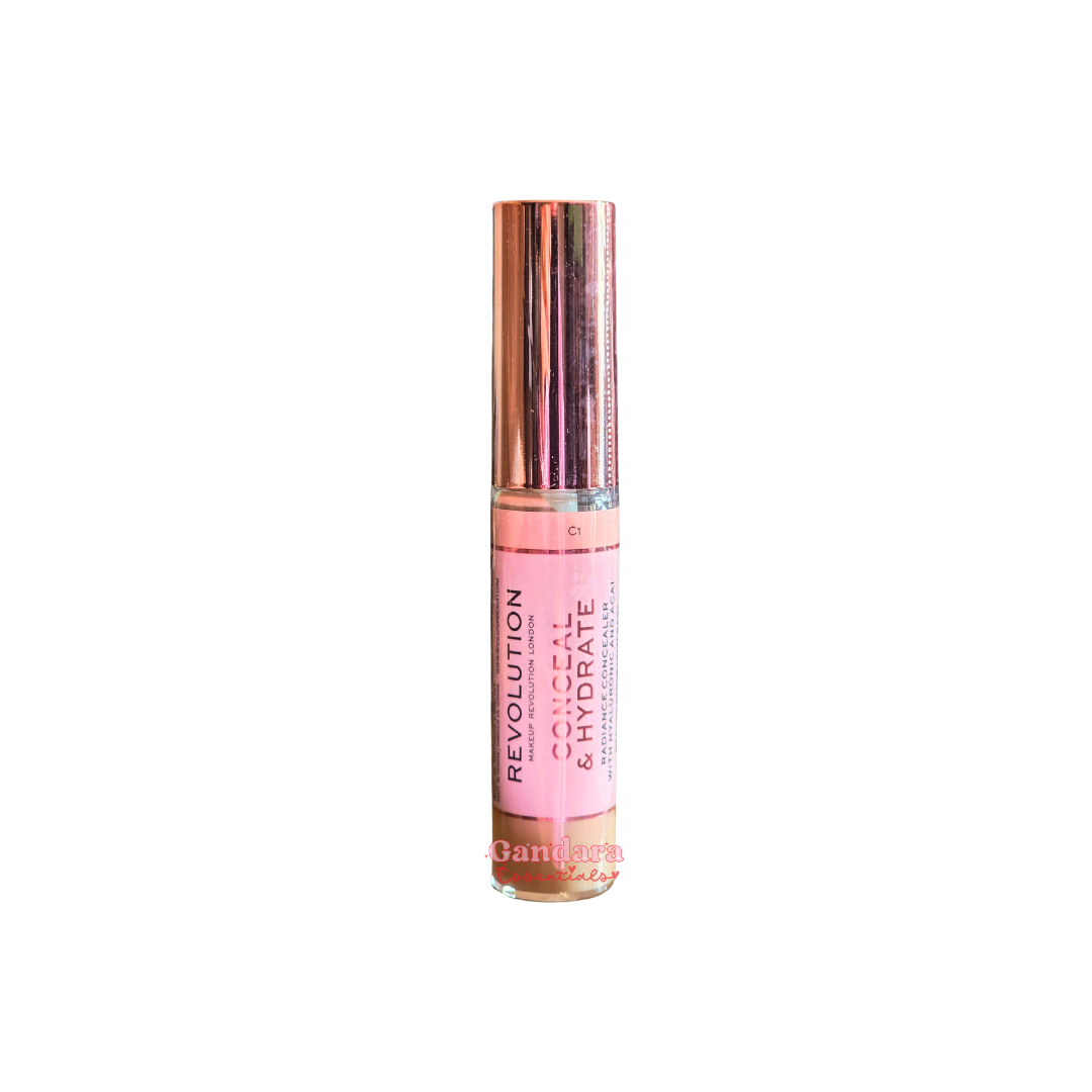 Revolution - Conceal & Hydrate Radiance Foundation with Hyaluronic Acid - 0.45 oz/ 13g