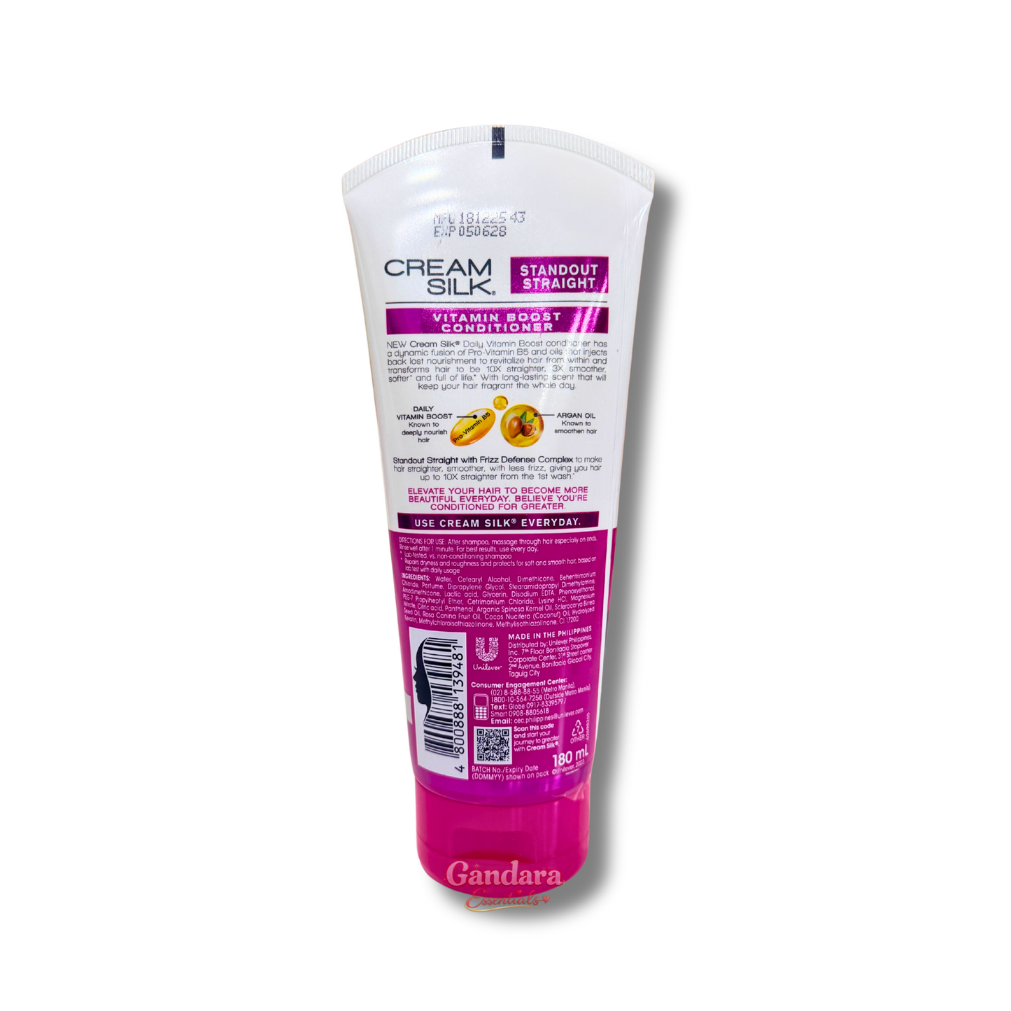 Cream Silk - Standout Straight Vitamin Boost Conditioner - 180mL