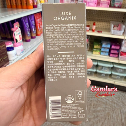 Luxe Organix - Whitening Repair Ultra Light Glow Serum - 30mL