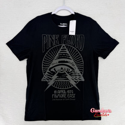 Pink Floyd - T Shirt Concert 1970, Black - 1 Pc