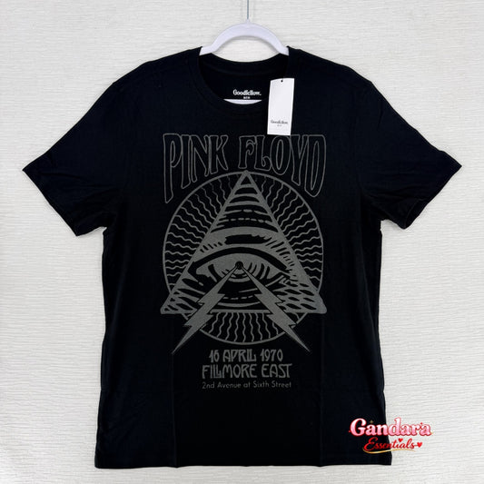 Pink Floyd - T Shirt Concert 1970, Black - 1 Pc