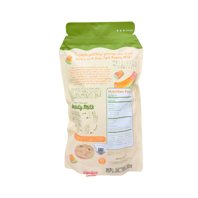 Dear Face - Beauty Milk Premium Japanese Melon Collagen Drink - 180g