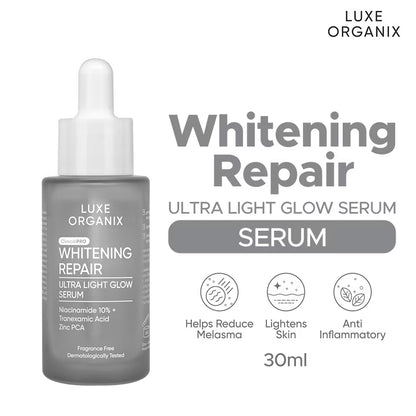 Luxe Organix - Whitening Repair Ultra Light Glow Serum - 30mL