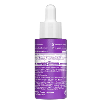 Luxe Organix - Retinol Radiance Overnight Botox Lift Serum - 30mL