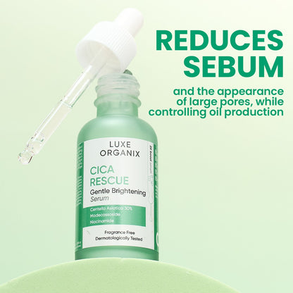 Luxe Organix - Cica Rescue Gentle Brightening Serum - 30mL