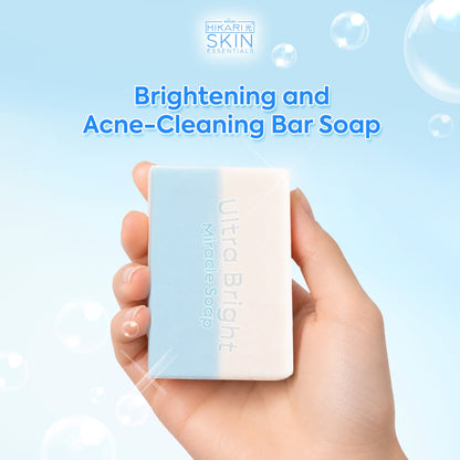 Hikari Skin Essentials - Ultra Bright Miracle Soap - 75g x 5