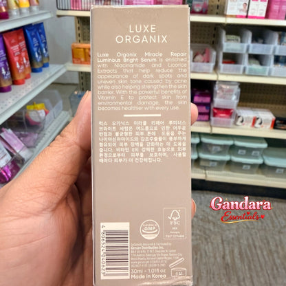 Luxe Organix - Miracle Repair Luminous Bright Serum - 30mL