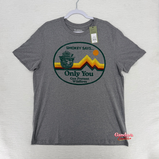Goodfellow & Co - Only You can Graphic T-Shirt, Gray - 1 Pc