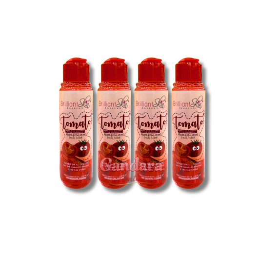 Brilliant Skin Essentials - Tomato Micro-Exfoliating Facial Toner - 4 Pcs
