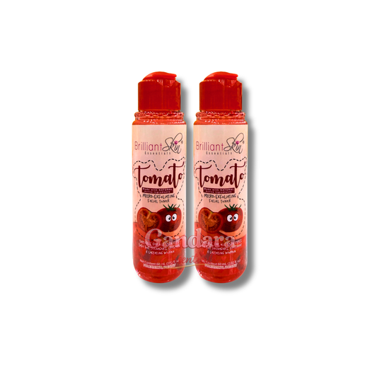 Brilliant Skin Essentials - Tomato Micro-Exfoliating Facial Toner - 2 Pcs