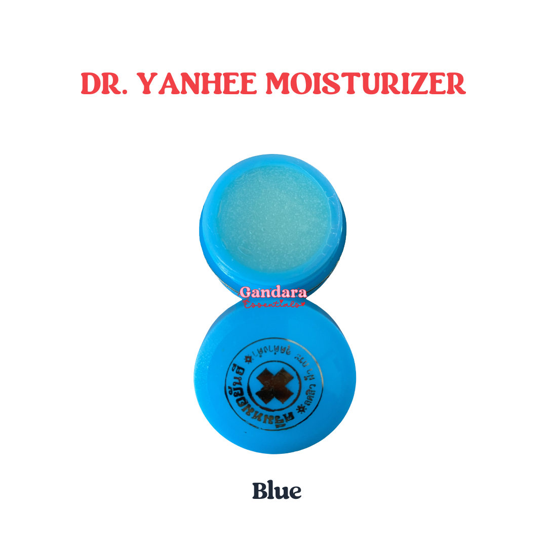 Dr. Yanhee moisturizer in a 5g jar with a smooth cream texture, ideal for hydrating and nourishing skin.