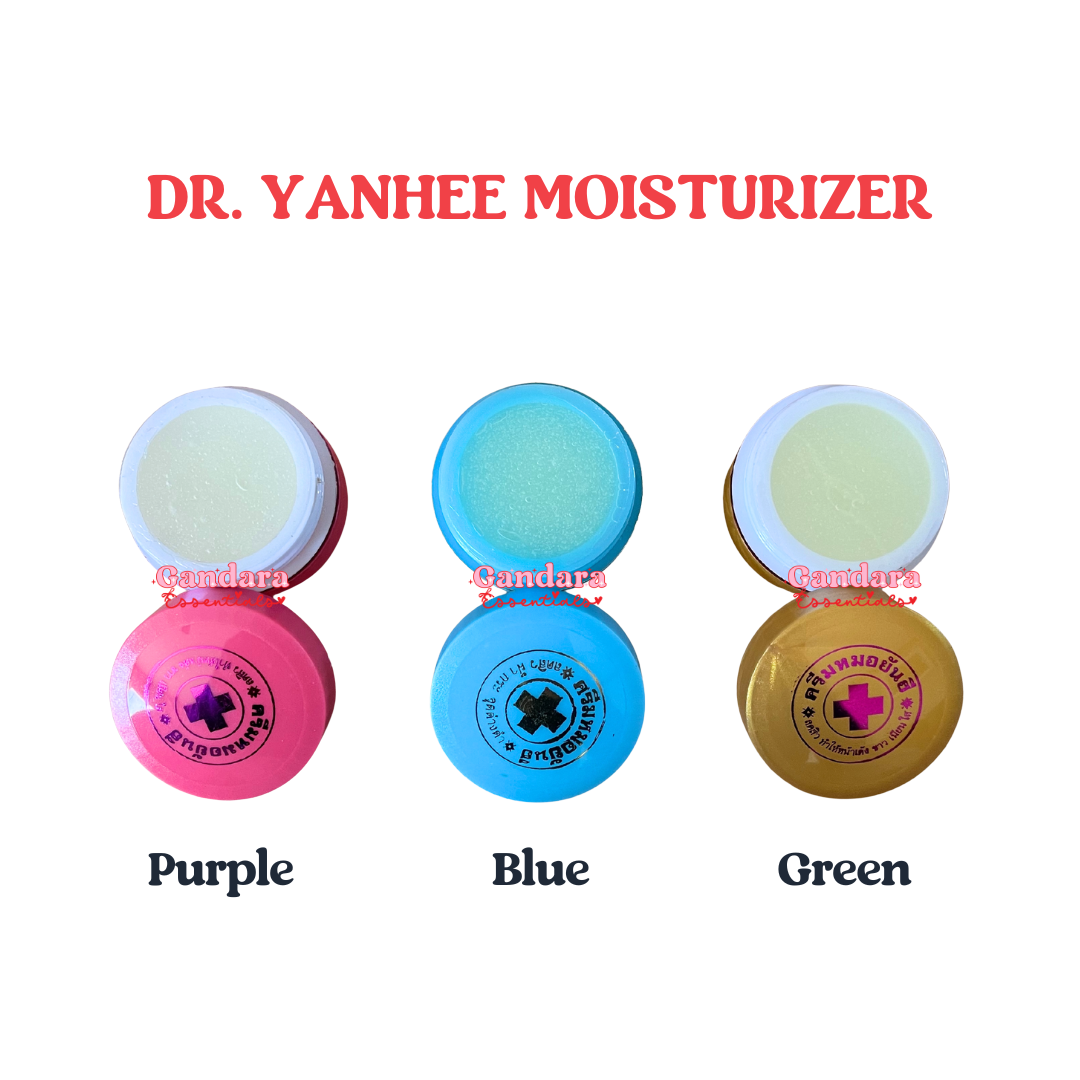 Dr. Yanhee moisturizer in a 5g container, featuring a smooth cream texture and a clean, minimalist design.