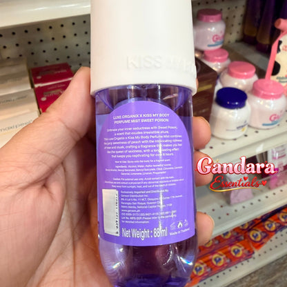 Luxe Organix - Kiss my Body Sweet Poison Perfume Mist - 88mL
