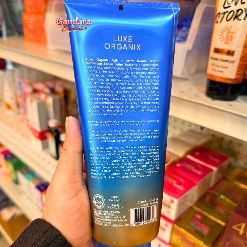 Luxe Organix - Milk + Gluta Gentle Bright Serum Lotion - 350mL