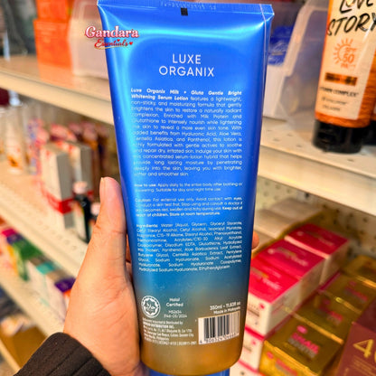 Luxe Organix - Milk + Gluta Gentle Bright Serum Lotion - 350mL