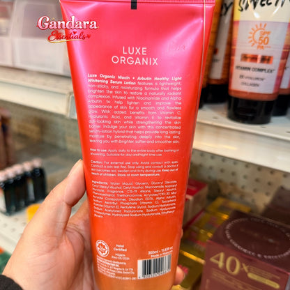 Luxe Organix - Niacinamide + Arbutin Healthy Light Whitening Serum Lotion - 350mL