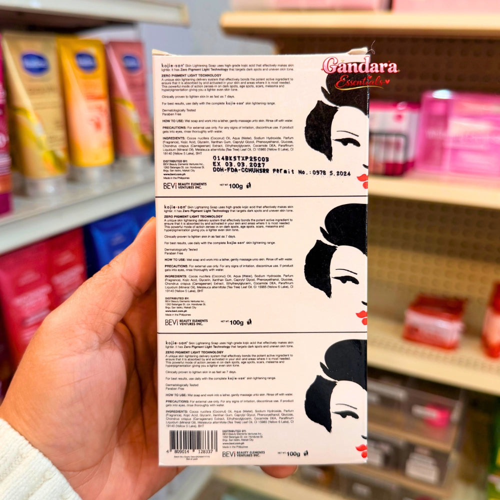 Kojie san - Skin Lightening Soap - 100gx3