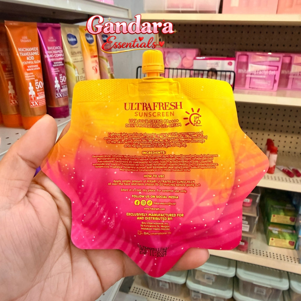 Hikari Skin Essentials - Ultra Fresh Sunscreen (Sachet) - 50mL