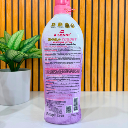 A Bonne - Snail Yogurt Whitening Body Lotion - 500mL