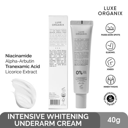 Luxe Organix Intensive Whitening Underarm Cream 40gx2