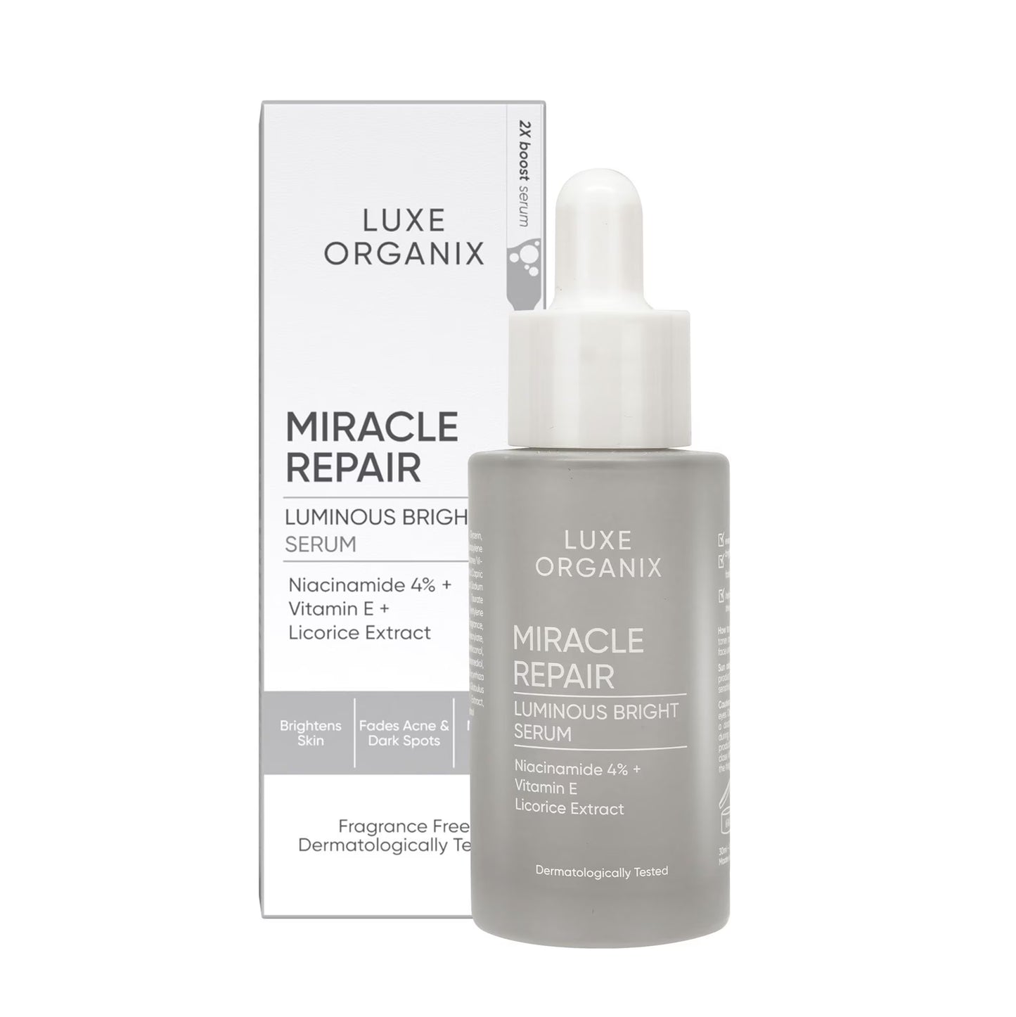 Luxe Organix - Miracle Repair Luminous Bright Serum - 30mL