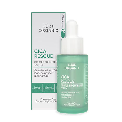 Luxe Organix - Cica Rescue Gentle Brightening Serum - 30mL