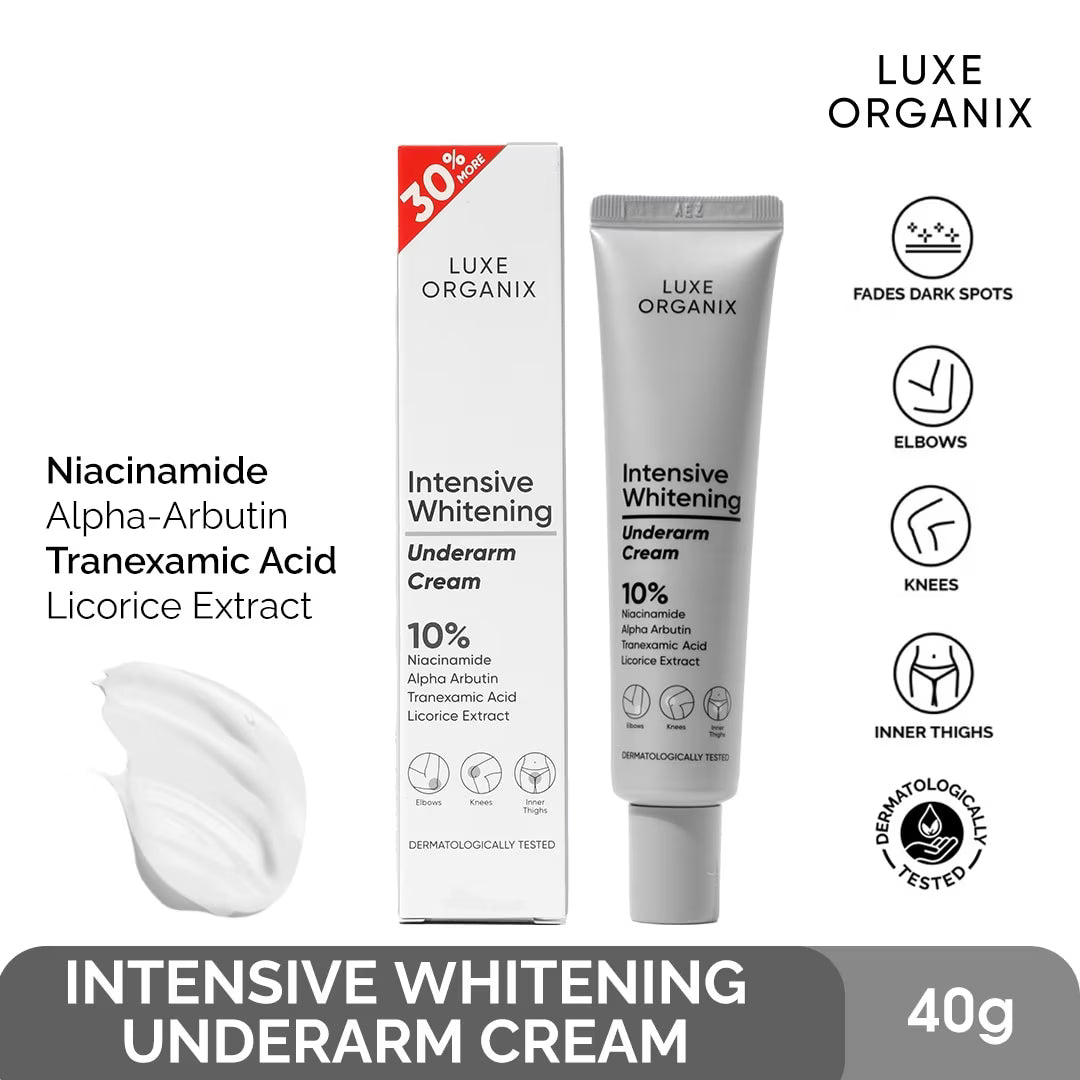 Luxe Organix Intensive Whitening Underarm Cream 40gx2