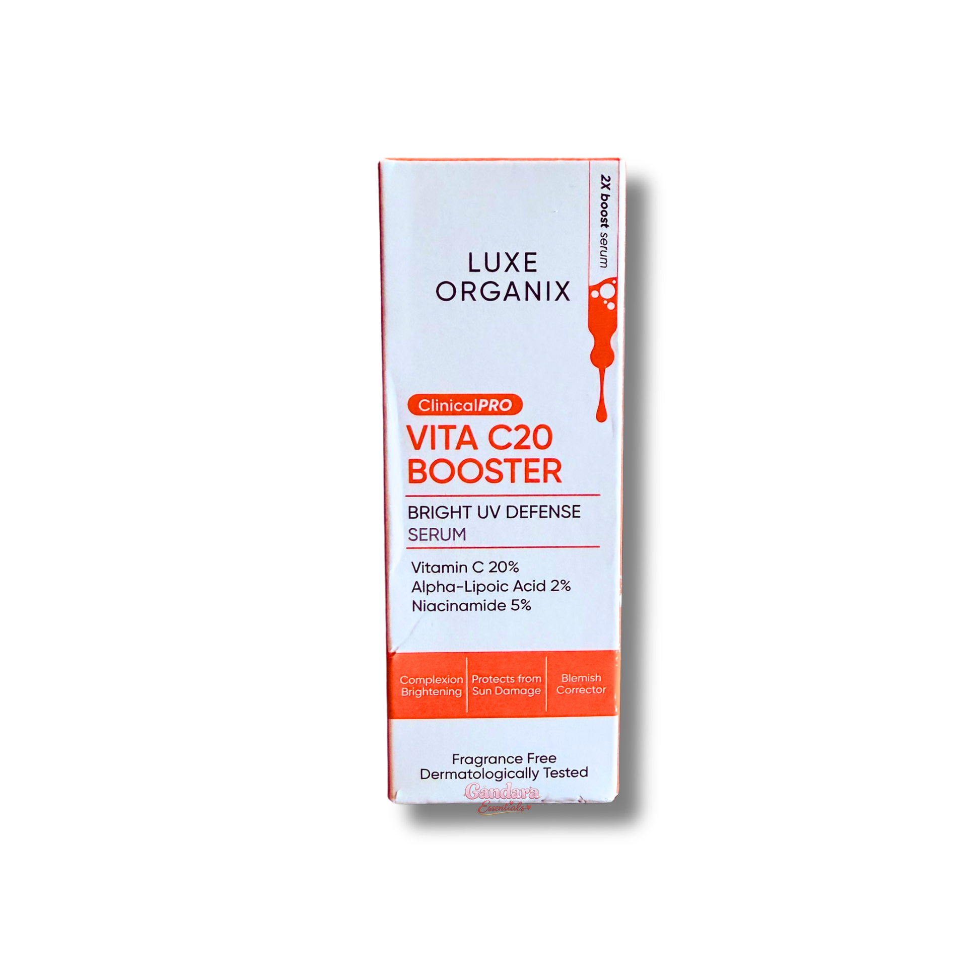 Luxe Organix - Vita C20 Booster Bright UV Defense Serum - 30mL