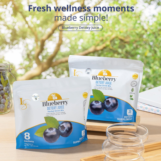 Luxe Slim - Blueberry Detoxy Juice - 18gx8 Sachet