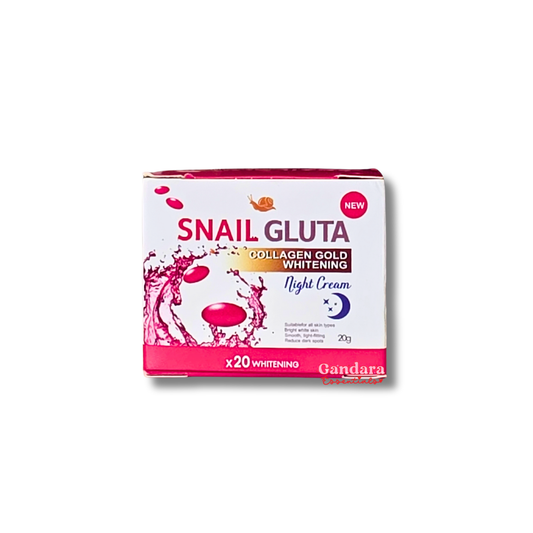 Perfect Skin Lady - Snail Gluta Collagen Gold x20 Whitening (Night Cream) - 20g