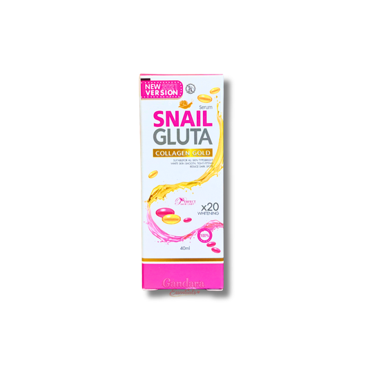 Perfect Skin Lady - Snail Gluta Collagen Gold Serum x20 Whitening - 40mL