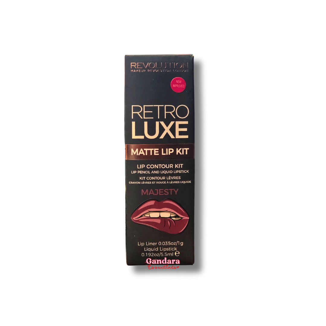 Revolution - Retro Luxe Matte Lip Contour Kit (Majesty)