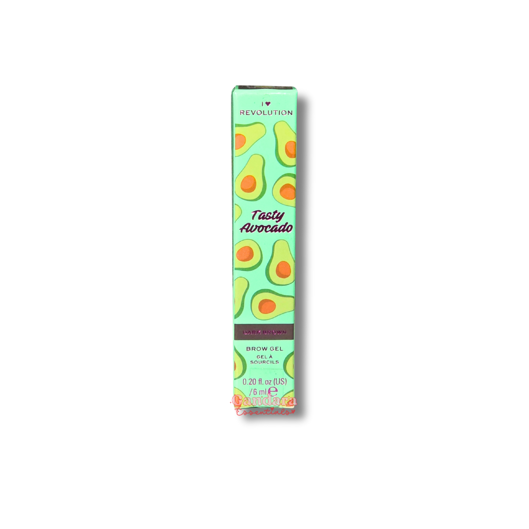 Revolution - Tasty Avocado Brow Gel (Dark Brown) - 0.20 oz/ 6mL