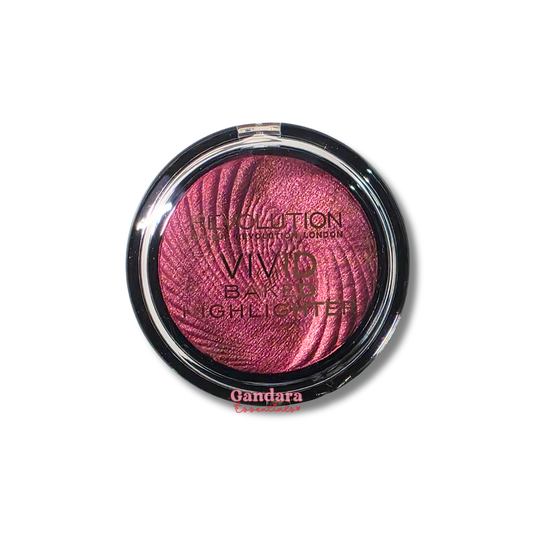 Revolution - Vivid Baked Highlighter (Rose gold Lights) - 0.26 oz/ 7.5g