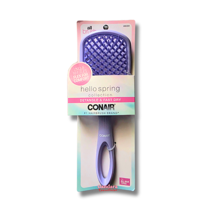 Conair - Hello Spring Collection Detangle & Fast Dry Hairbrush - 1 Pc