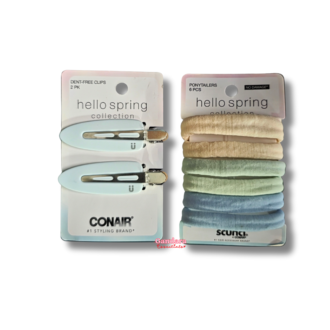Conair - Dent Free Clips and Ponytailers Set