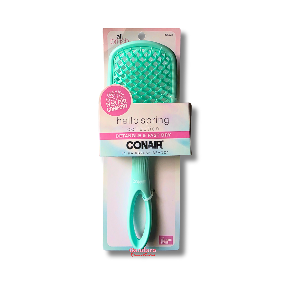 Conair - Hello Spring Collection Detangle & Fast Dry Hairbrush - 1 Pc