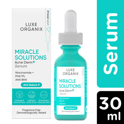 Luxe Organix - Miracle Solutions Acne Derm+ Serum - 30mL