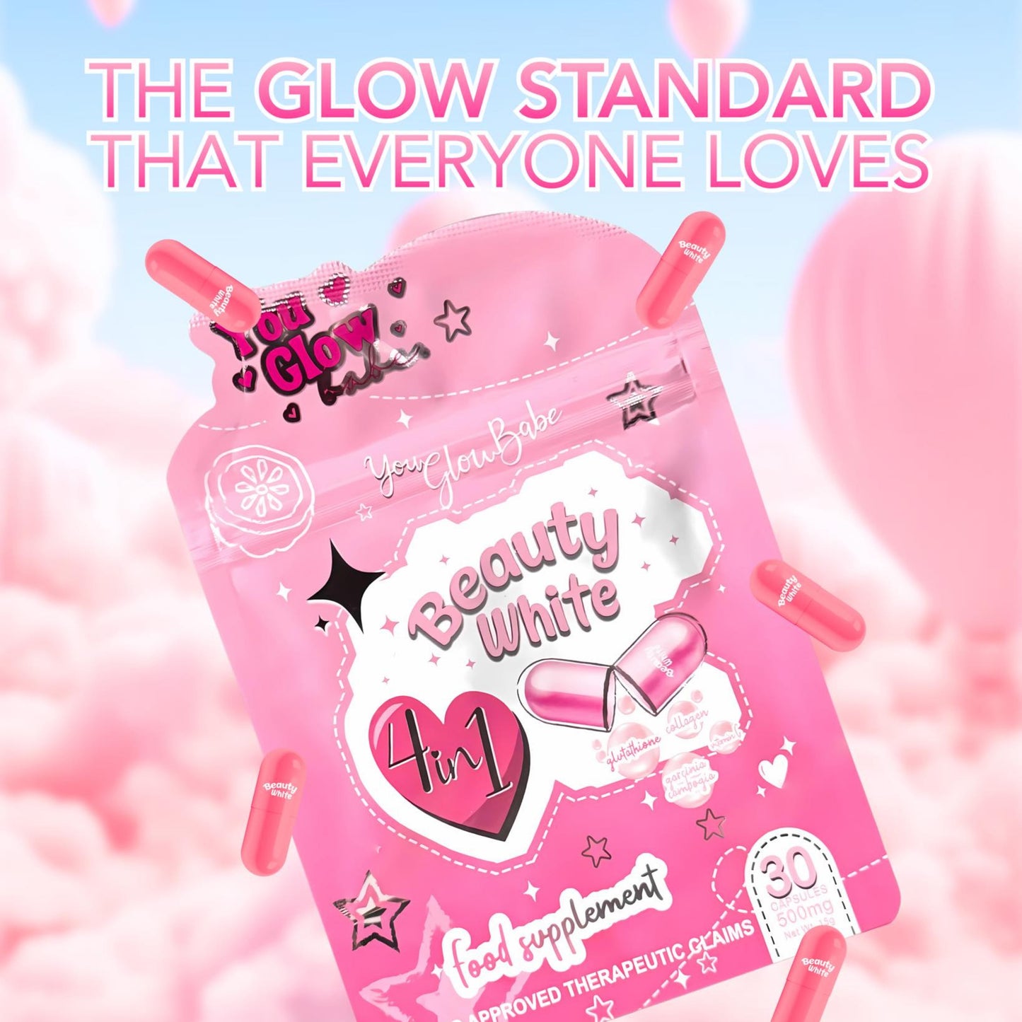 You Glow Babe - Beauty White Advanced Whitening Vitamin C - 500mg